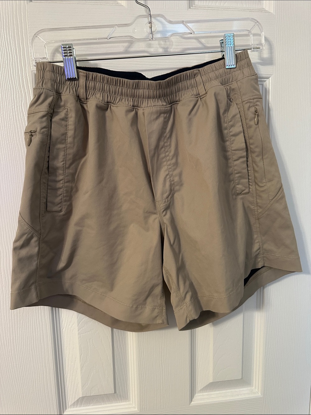 Birddogs Tan Hybrid Athletic Shorts